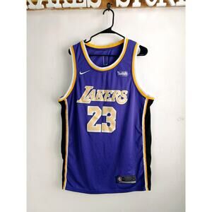 Rare Anthony Davis Lakers Jersey #23 Nike Swingman Purple Statement Edition Size